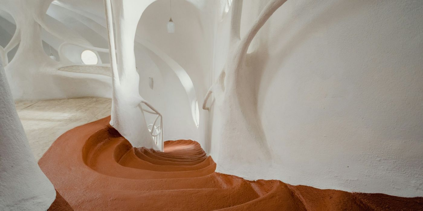 a person's foot in a room